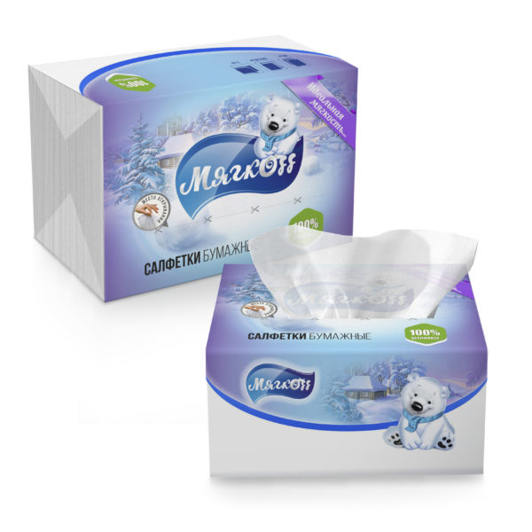 Саранск — Салфетки «Мягкоff» белые оптом.
