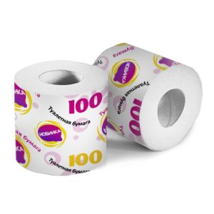 Саранск — Туалетная бумага  «Новинка 100» со втулкой оптом.